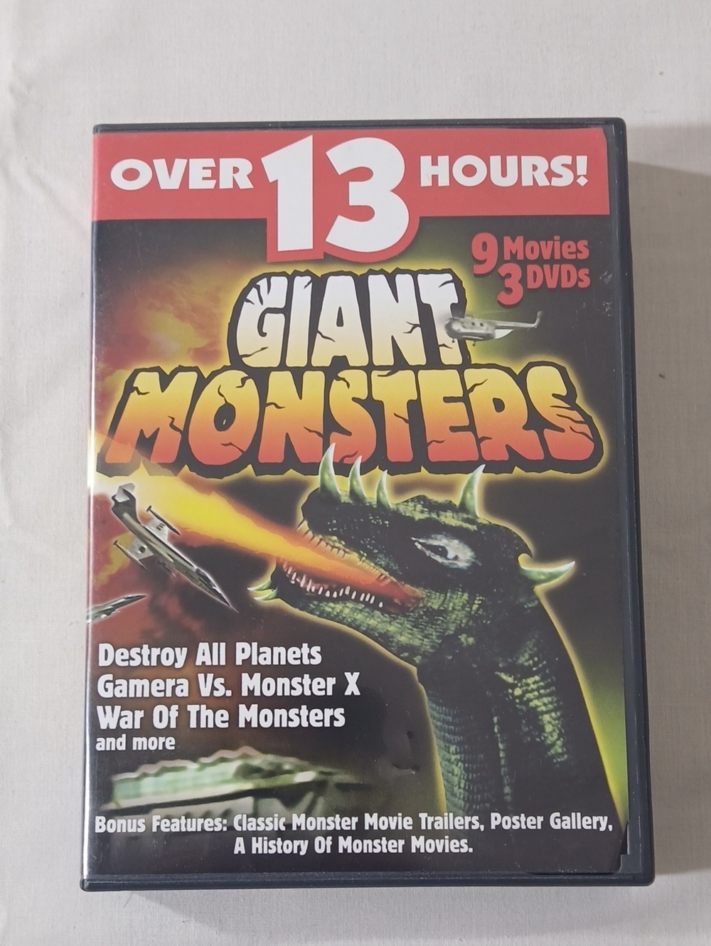 Giant Monsters Movie Collection DVD Set - Black